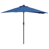 Parasolka ogrodowa 294 x 150 x 223 cm Poliester i Stal