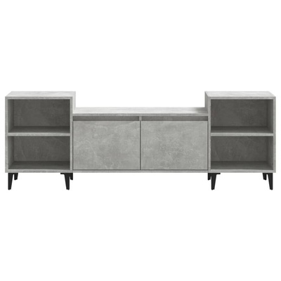 vidaXL Szafka pod TV, szarość betonu, 160x35x55 cm