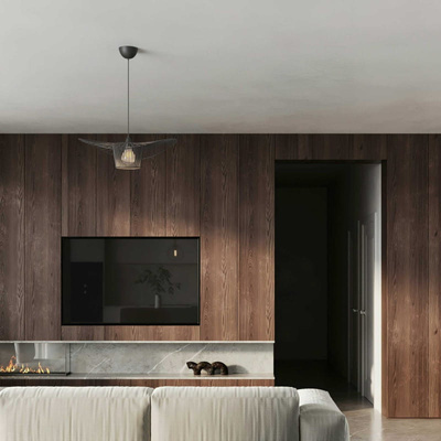 Nowoczesna Lampa Wisząca 70cm Kapelusz Abruzzo Petti