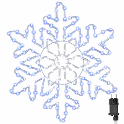 Śnieżynka na Boże Narodzenie Niebieski 55,5 x 55,5 x 0,75cm PVC