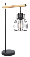 Lampka nocna Bernita czarna metalowa loftowa 1xE27 Candellux