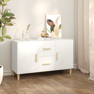 biała, 100x36x60 cm, materiał drewnopochodny Komoda,