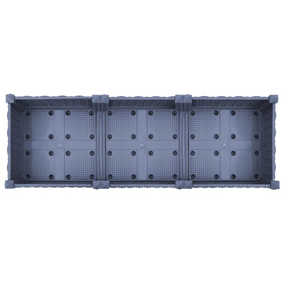 vidaXL Donica do podniesionej rabaty, 120x40x71 cm, polipropylen