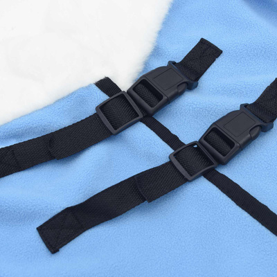 Koc dla Koni Jasny błękit 105 cm Polarowy fleece