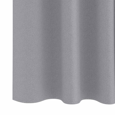 Firany blackout z kółkami 2 pcs Jasnoszary 245 x 140 cm