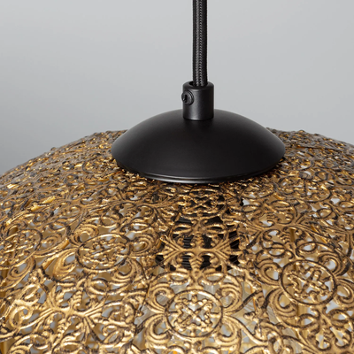 Lampa Wisząca Złota Abruzzo Emma E27