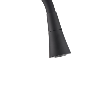 Bateria zlew. gabi z elastyczną 2f wylewką, inox / czarny BZ-87-043-L Invena