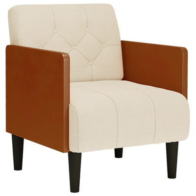 Sofa Fotel z Podłokietnikami 55 cm Len