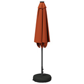 Parasol ogrodowy z oświetleniem LED i podstawą 270 x 270 cm