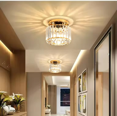 Lampa sufitowa Abigali Cristal E27 złoty