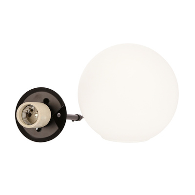 Pompei lampa wisząca czarny 3X40W E27 klosz biały 33-09609