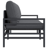 Meble Ogrodowe 2 Sztuka Antracyt 80 x 80 x 71 cm Stal