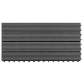 Płytka Tarasowa 6 pcs Czarny 60 x 30 cm