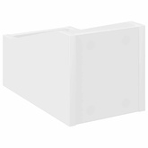 Pudełko na płyty LP Biały 18 x 32 x 18 cm Drewno inżynieryjne