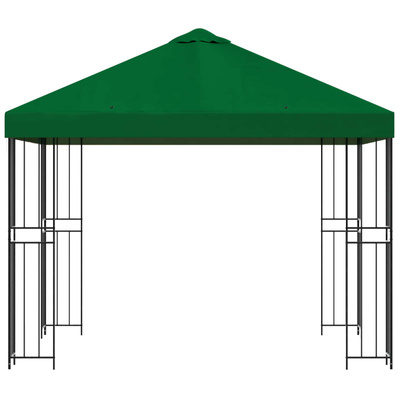 Altana 3 x 3 m zielony Poliester i Stal 190 gsm
