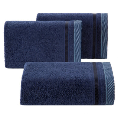 Ręcznik Abbie granatowy 100x150