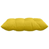 Poduszki na siedziska 4 pcs Jasnożółty 40 x 40 x 6 cm tkanina