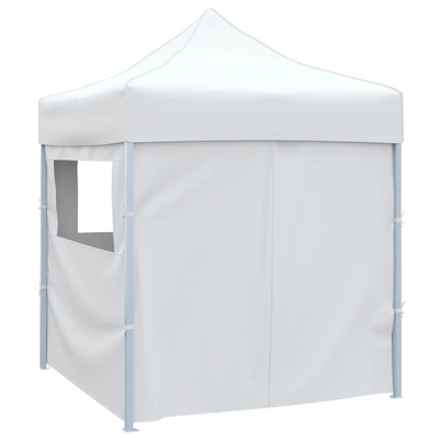 Profesjonalny, składany namiot imprezowy, 4 ściany, 2x2 m, stal