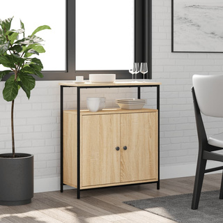 Komoda Sonoma Oak 70x30x80 cm Drewno konstrukcyjne