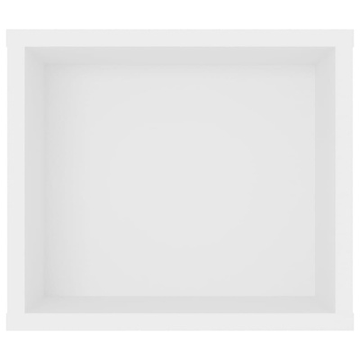 Wisząca szafka TV, biała 100x30x26,5 cm materiał drewnopochodny