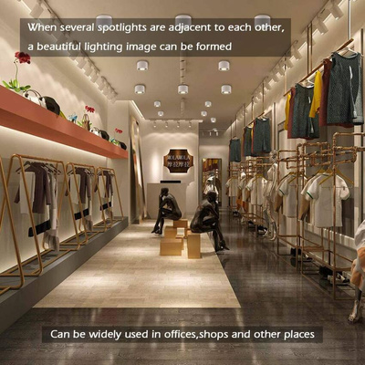 Ruchoma Spot AERO LED gu10 natynkowa CZARNY/BIALY