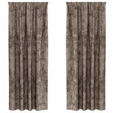 Zasłony z weluru 2 pcs Cappuccino 225 x 140 cm Aksamit