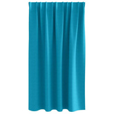 Firany blackout z kółkami 2 pcs Turkusowy 140 x 140 cm