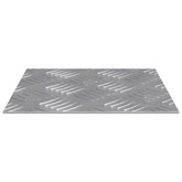 Stopień Kwadrat 2 pcs Srebrny 20 x 20 cm Aluminium