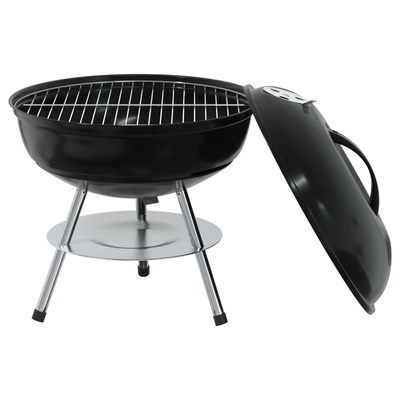 Grill węglowy Czarny 36,5 x 36,5 x 40 cm