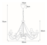 Lampa wisząca K-3997 z serii BARTEZ II