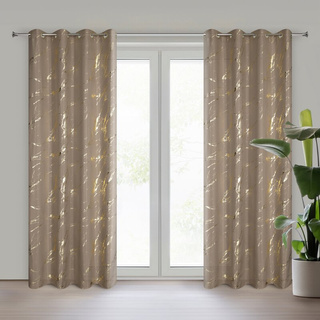 Zasłona Lani brązowa 140x250