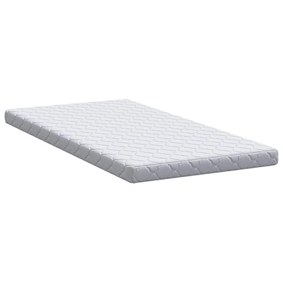 Materac Biały 90 x 190 cm Tkanina żakardowa