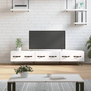 Szafka pod TV, biała, 150x36x30 cm, materiał drewnopochodny vidaXL