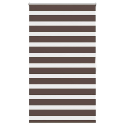 Roleta Zebra 80,9x175 cm Szerokość tkaniny 76,7 cm kawa