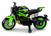 Motor Na Akumulator HC8051 Dla Dzieci Czarny Ścigacz Światła Led Dźwięki