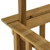 Zadaszenie grilla, 163,5x93x210 cm, impregnowane drewno sosnowe