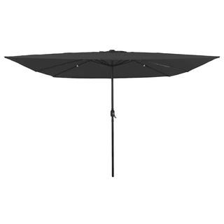 Parasolka ogrodowa Antracyt 295 x 295 x 245 cm Poliester i Stal