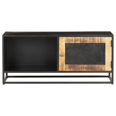 vidaXL Szafka pod TV, 90x30x40 cm, surowe drewno mango
