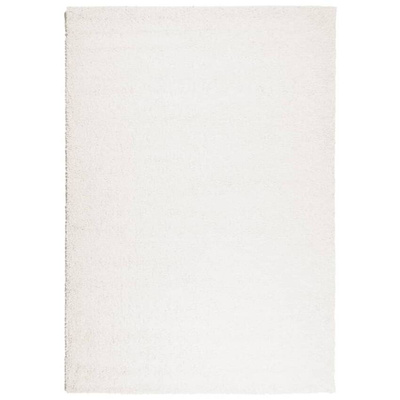 vidaXL Dywan z długim włosiem PAMPLONA, kremowy, 160x230 cm