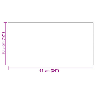 Samoprzylepne panele podłogowe PVC Pasiasty szary 30,5 x 61 cm