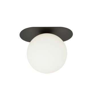 Lampa sufitowa  PLAZA 1 BLACK/OPAL