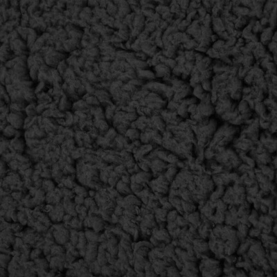 vidaXL Legowisko dla psa, 75x53 cm, wygląd lnu z polarem, czarne