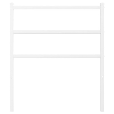 Metalowe wymienne wezgłowie, białe, 80 cm