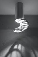 Lampa tuba sufitowa 20cm biała pierściene 2282725