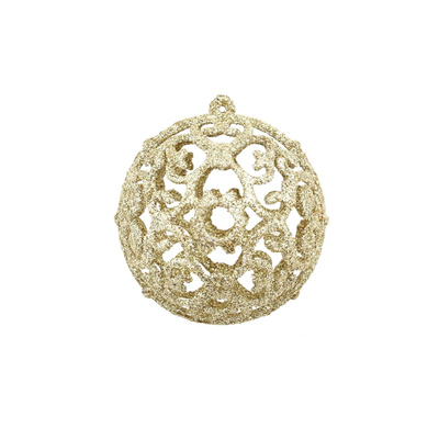 Zestaw bombek, 100 elementów, 3/4/6 cm, złoty