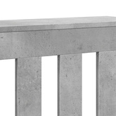 Osłona na grzejnik, szarość betonu, 205x21,5x83,5 cm
