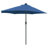 Parasolka ogrodowa 294 x 150 x 224 cm Poliester i Stal