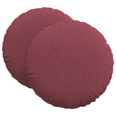 Poduszki na siedziska 2 pcs Czerwone wino ?80 x 29 cm tkanina