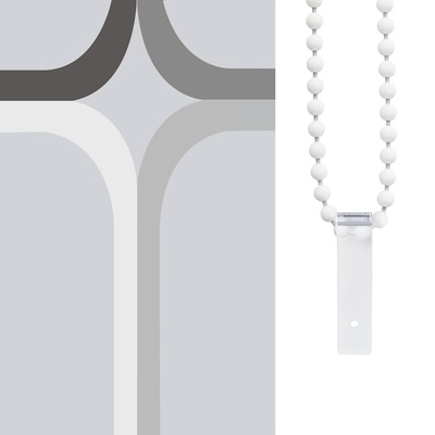 Roleta prysznicowa 120 x 240 cm, wzór w kwadraty