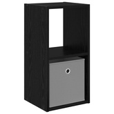 Stolik nocny Czarny Dąb 30,5 x 27 x 59,5 cm Drewno inżynieryjne